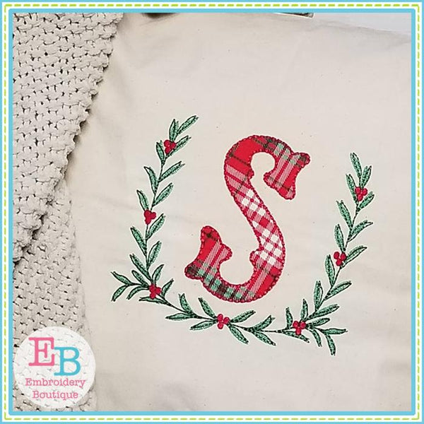 Berry Laurel Embroidery Design, Embroidery