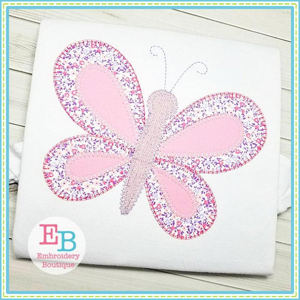 Butterfly Blanket Stitch Applique, Applique