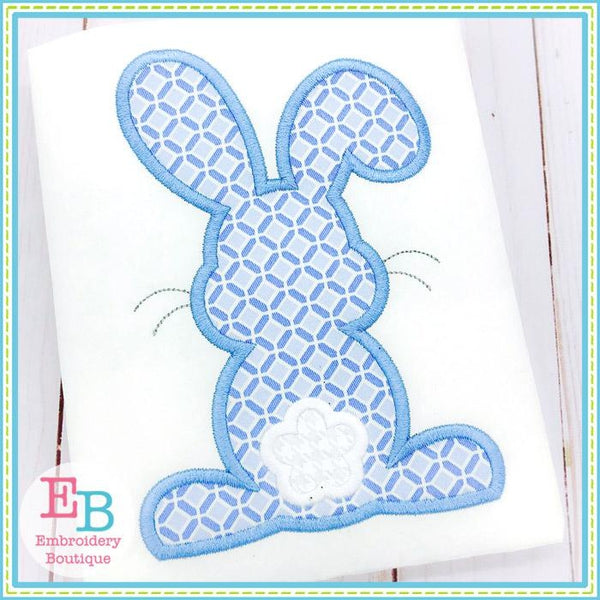 Bunny Backside Satin Applique, Applique
