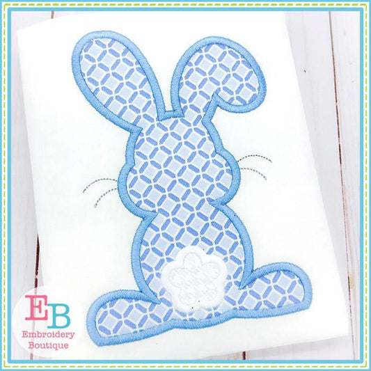Bunny Backside Satin Applique, Applique