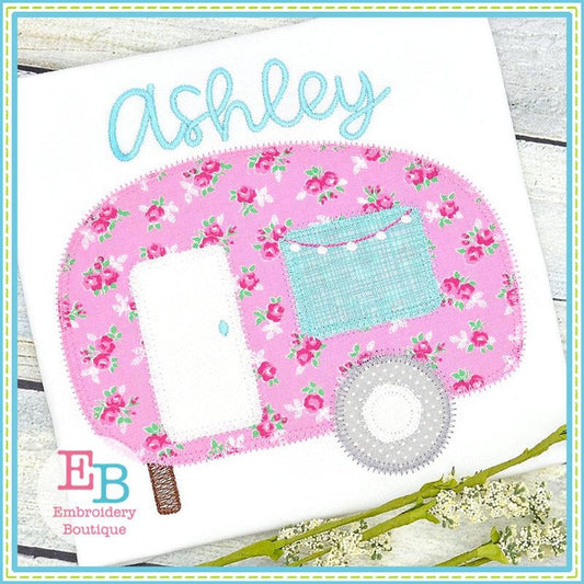 New Camper Zigzag Applique, Applique