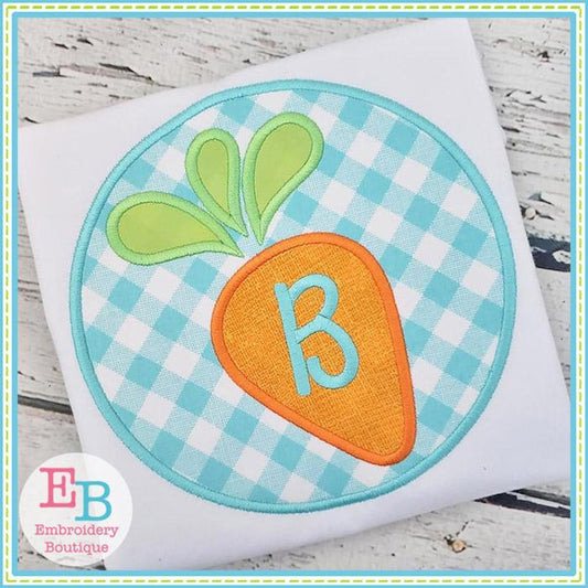 Carrot Circle Applique, Applique