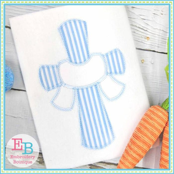 Cross with Sash Zigzag Applique, Applique