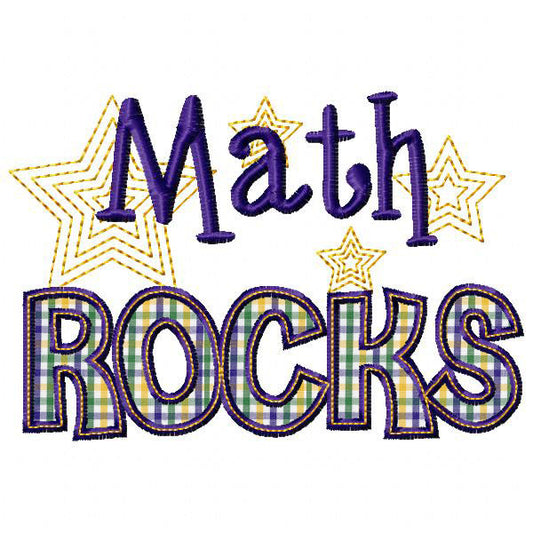 Math Rocks Applique, Applique