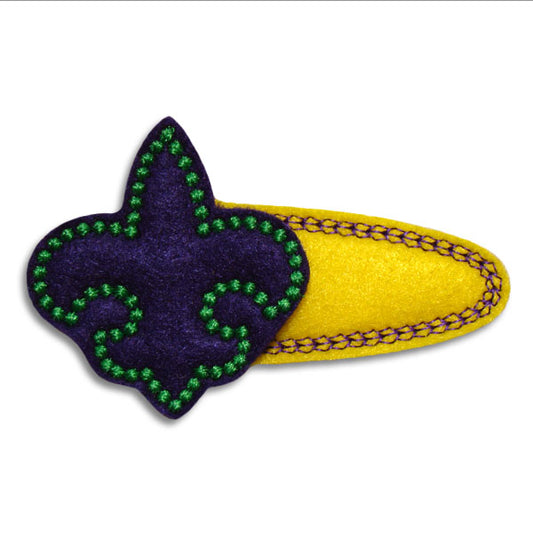 Fleur De Lis Clip Center, Hair Clip Centers