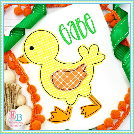Duck 2 Bean Stitch Applique, Applique