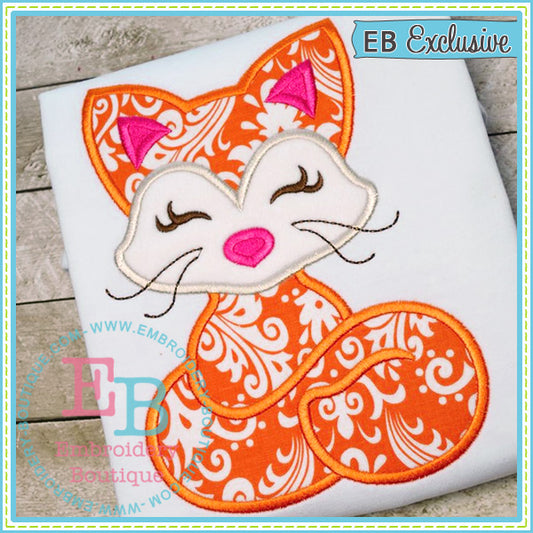 Woodland Fox Applique, Applique