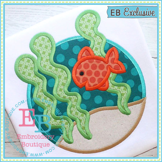 Goldfish Circle Applique, Applique