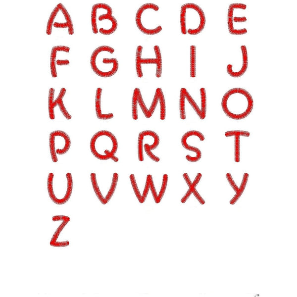 Milk And Cookies Embroidery Font, Embroidery Font