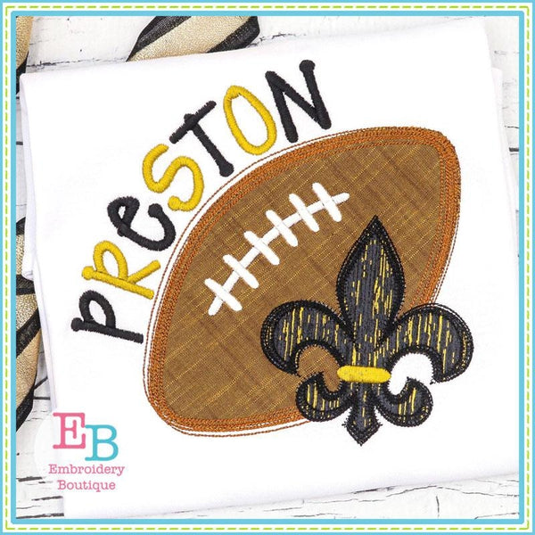 Game Day Fleur De Lis Applique, Applique
