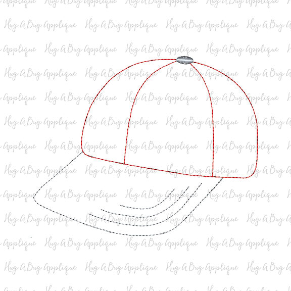 Baseball Hat Bean Stitch Applique Embroidery Boutique