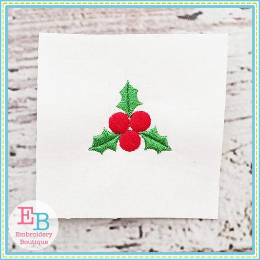 Holly Mini Embroidery Design, Embroidery
