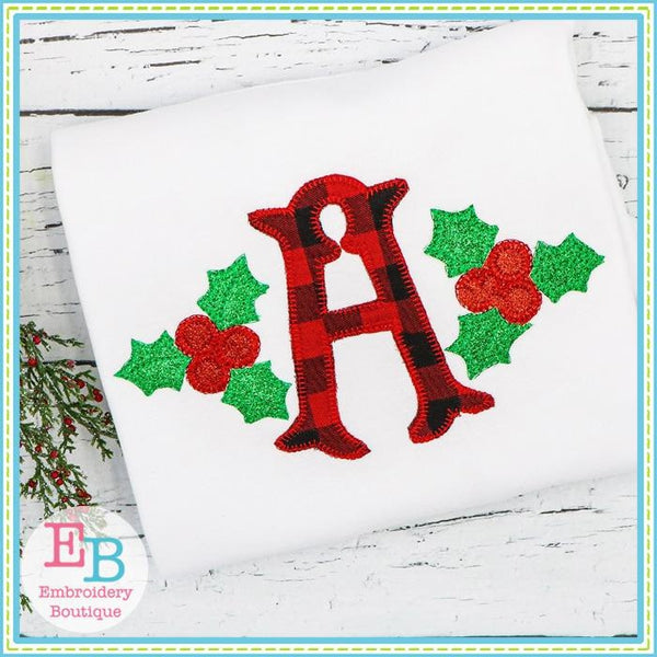 Laurel Blanket Stitch Applique Alphabet, Applique Alphabet