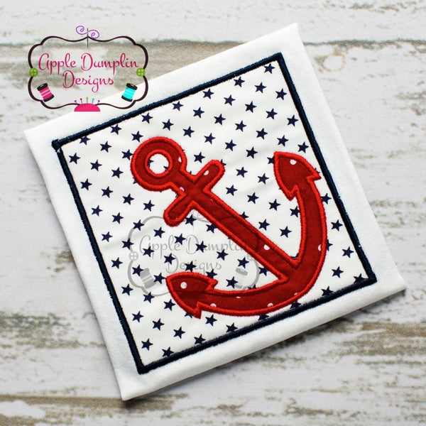 Anchor Applique Design, applique