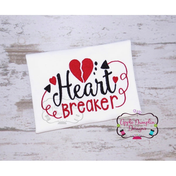 Heart Breaker Embroidery Design, embroidery