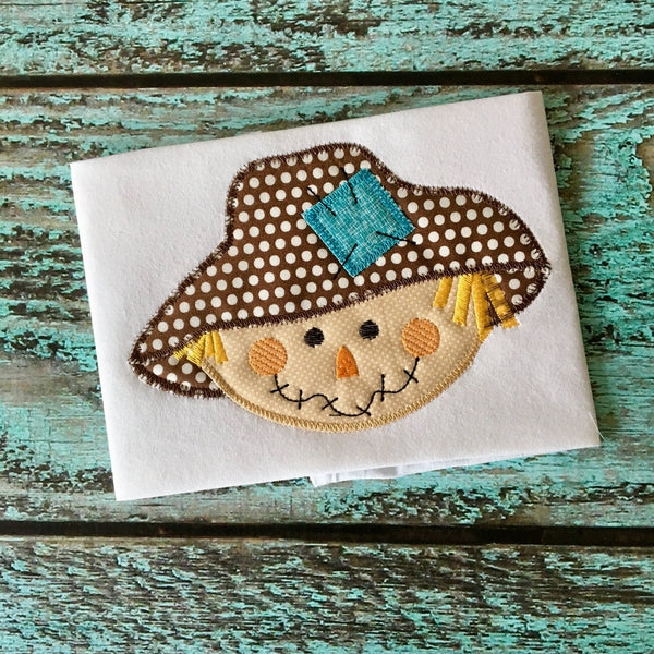Scarecrow Zig Zag Stitch Applique Design, Applique