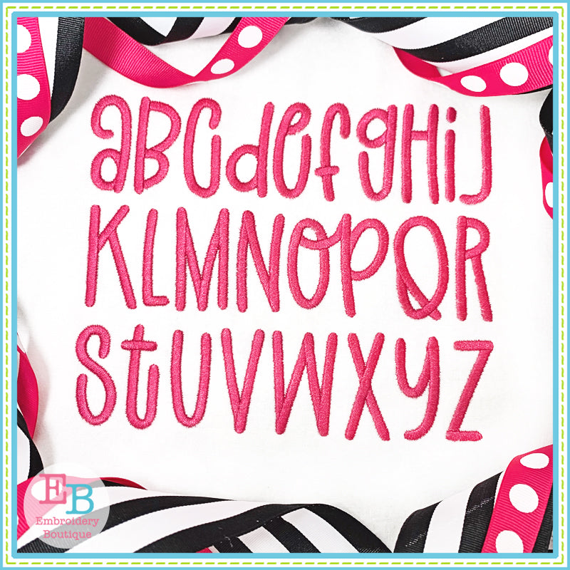 Imaginary Kingdom Embroidery Font, Embroidery Font