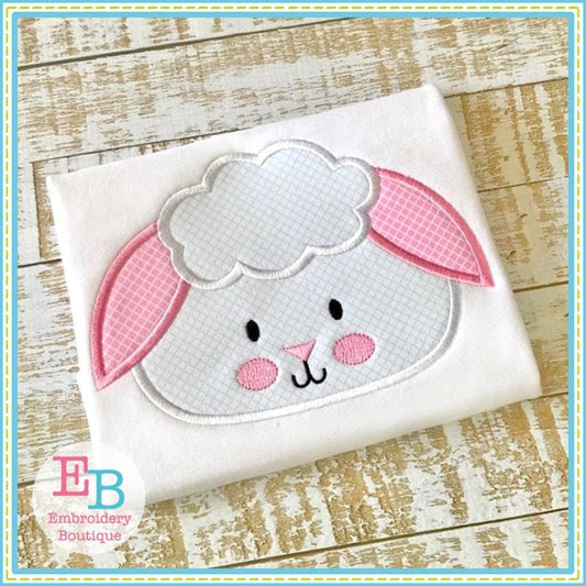 Lamb Head Applique, Applique