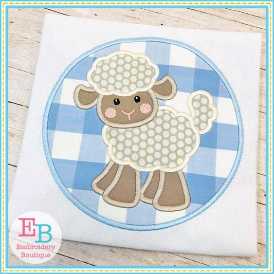 Little Lamb Applique, Applique