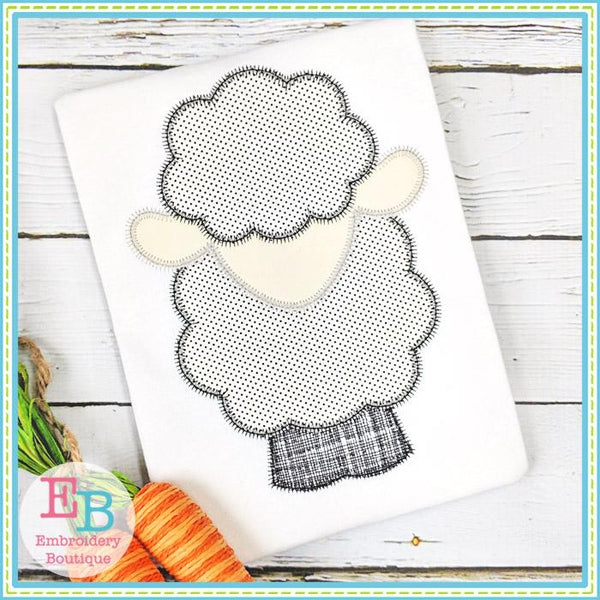 Lamb Zigzag Applique, Applique