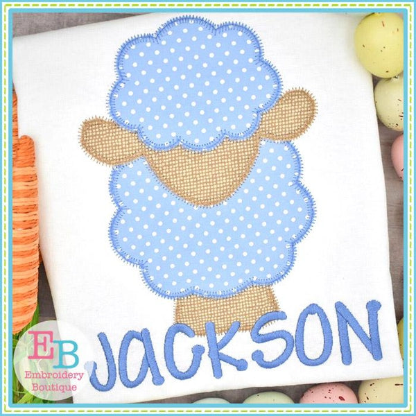 Lamb Zigzag Applique, Applique