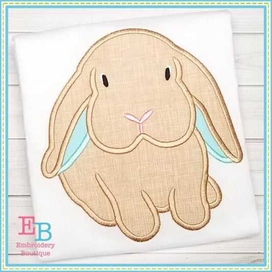 Boy Bunny Long Ears Applique, Applique