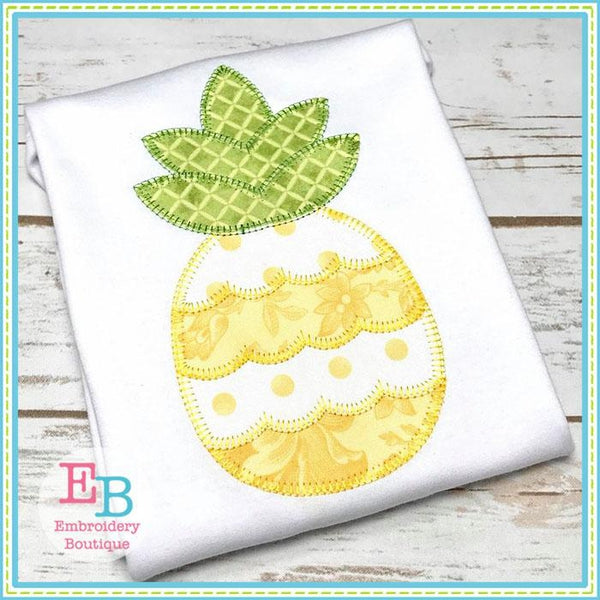 Pineapple 3 Blanket Stitch Applique, Applique