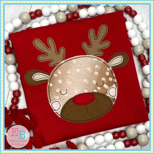 Deer Bean Stitch Applique, Applique