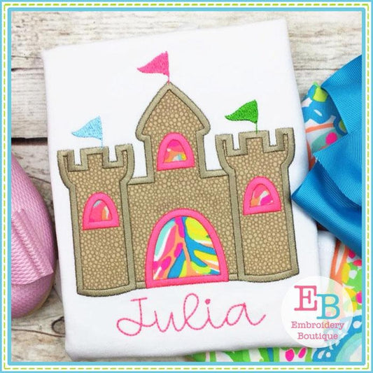 Sand Castle Applique, Applique