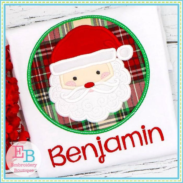 Santa Swirl Beard Applique, Applique