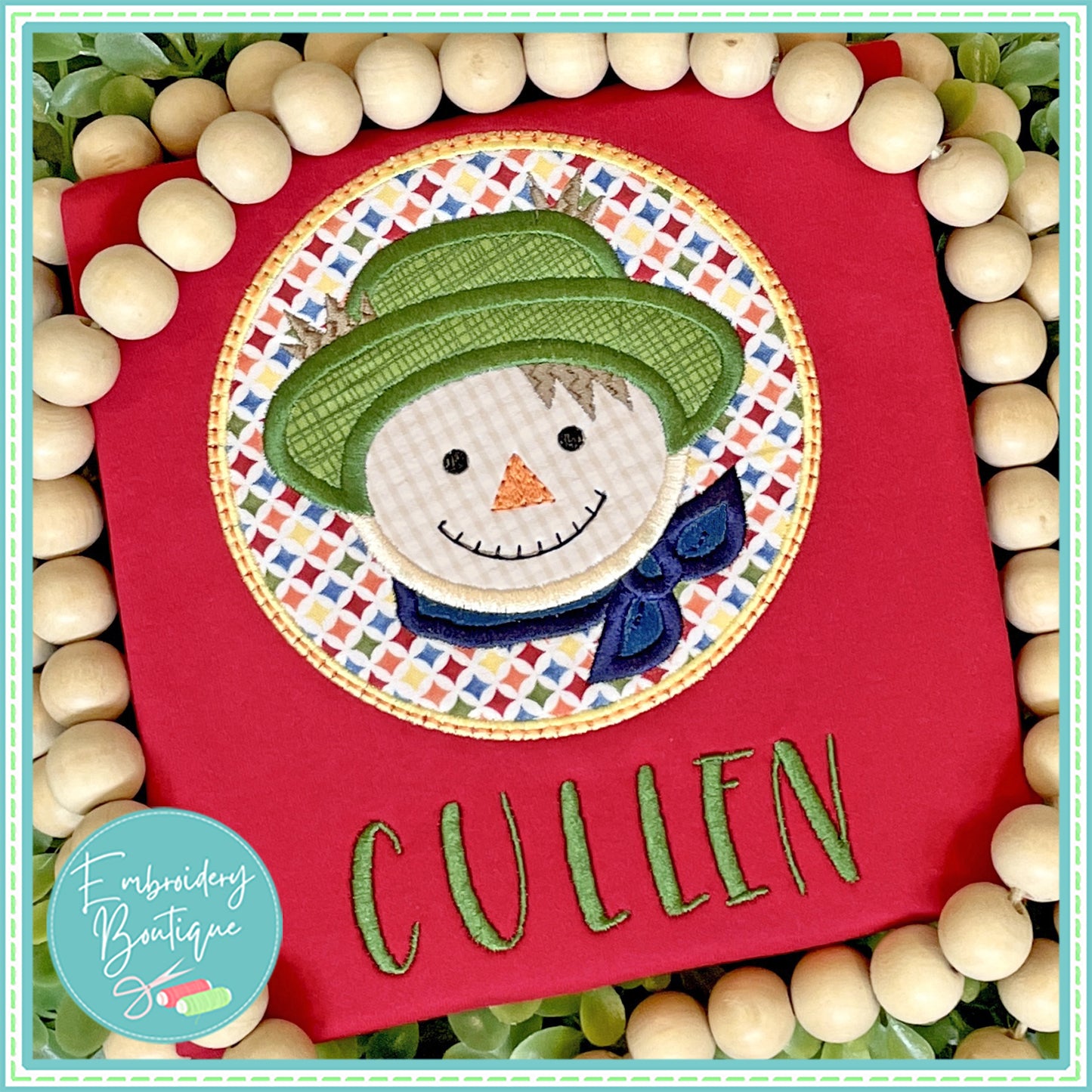 Scarecrow Boy Applique, Applique, Embroidery Boutique
