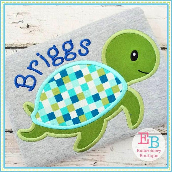 Sea Turtle 2 Applique, Applique