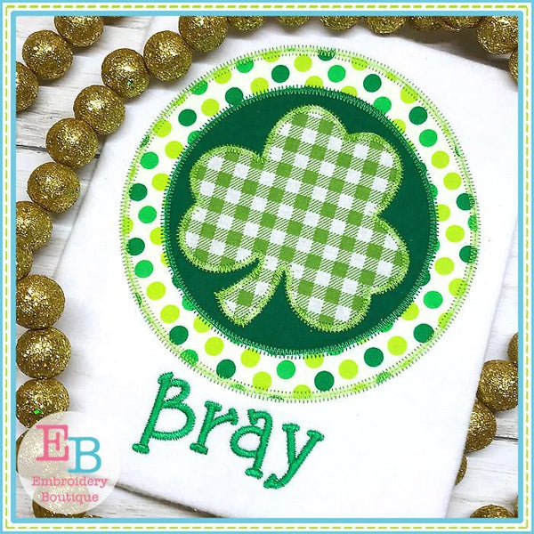 Shamrock Circle Applique, Applique