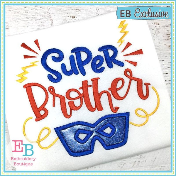 Super Brother Applique, Applique