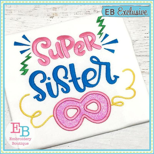 Super Sister Applique, Applique