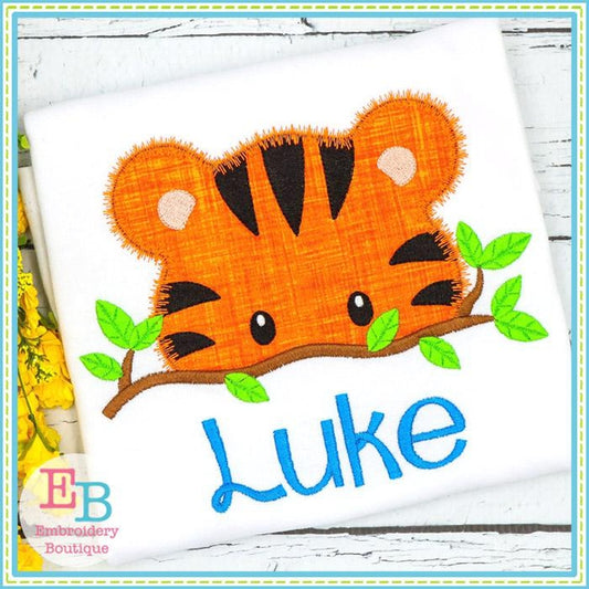 Tiger Peeker Applique, Applique